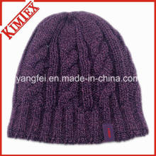Newest Fashion Design Knit Hat Warm Jacquard Beanie Cap